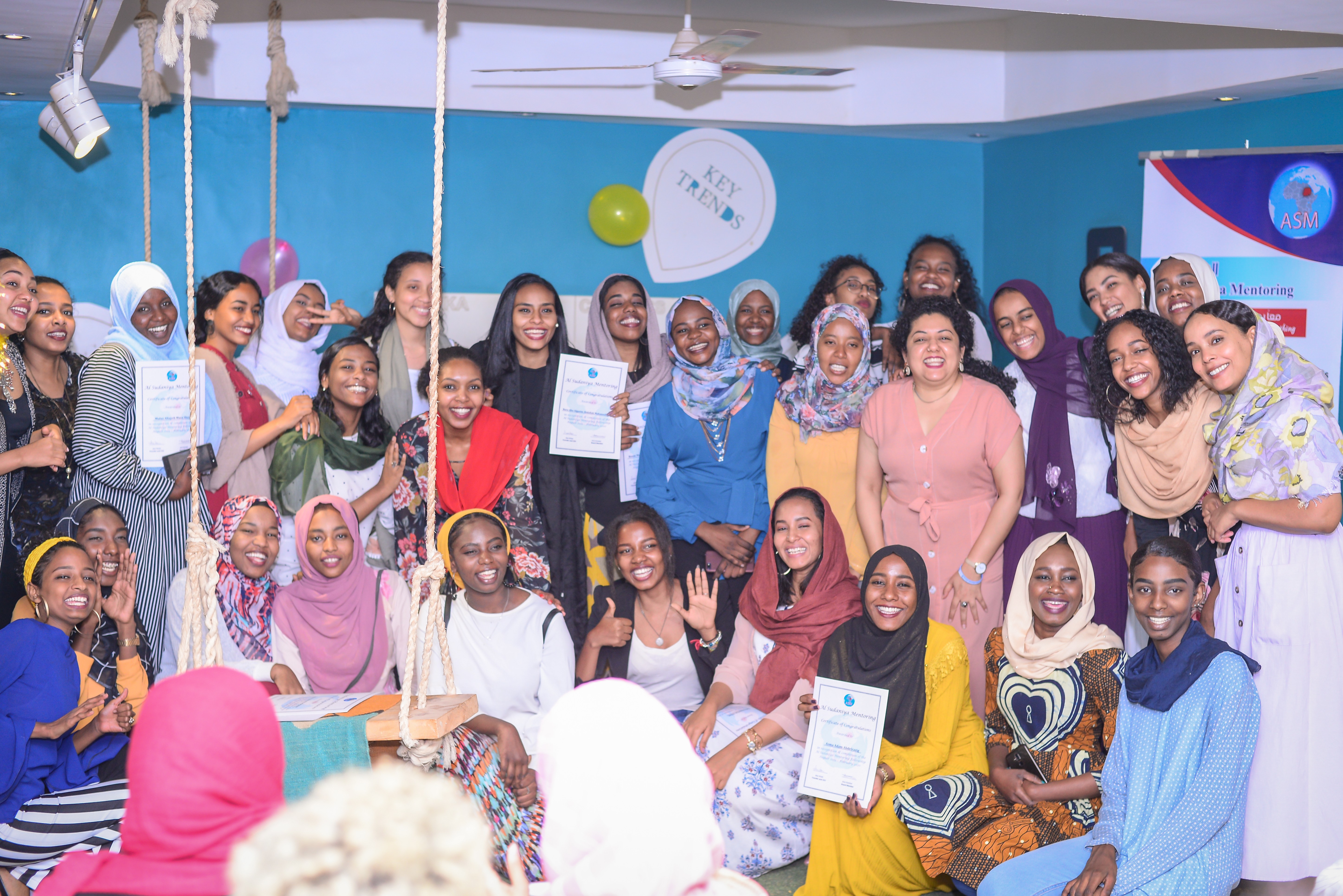 Picture of several young women celebrating a graduation
